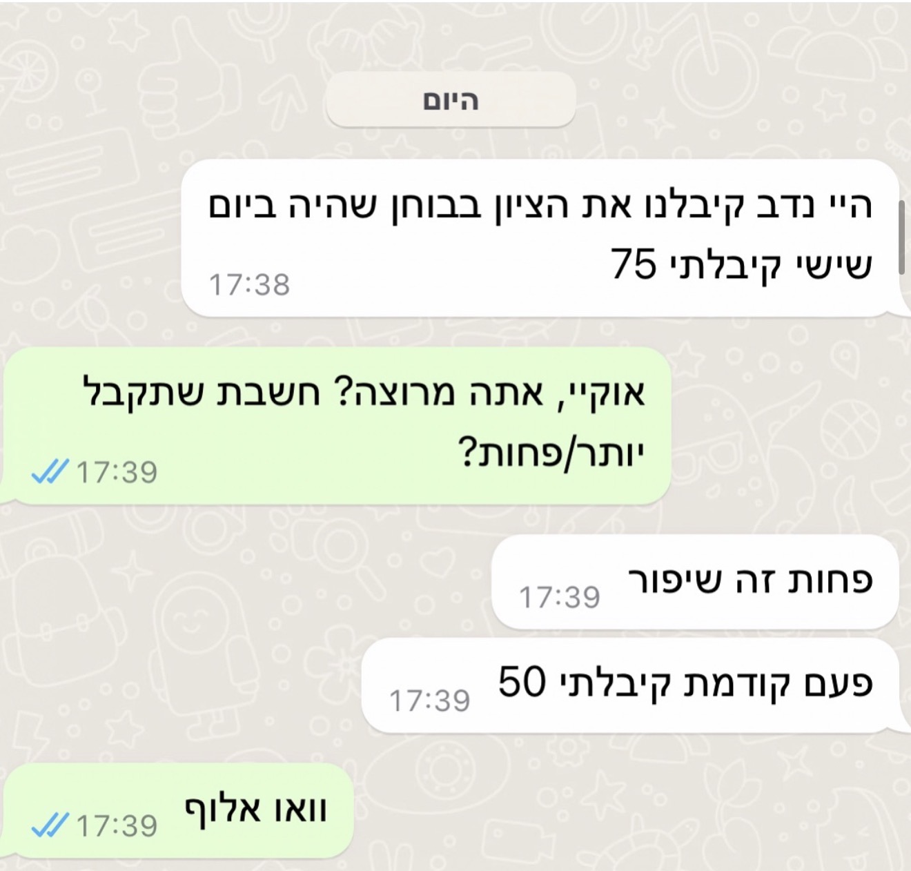 הודעת הורה או תלמיד