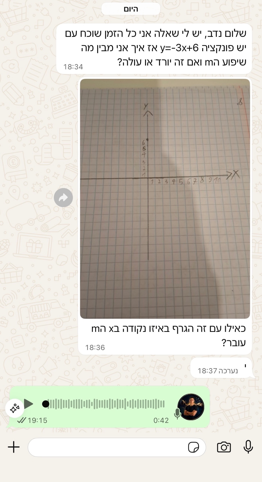 הודעת הורה או תלמיד